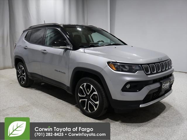 used 2022 Jeep Compass car, priced at $23,498