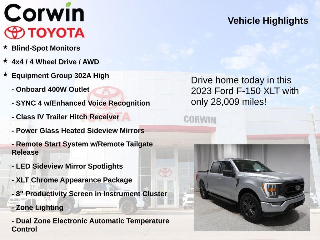 used 2023 Ford F-150 car, priced at $40,825