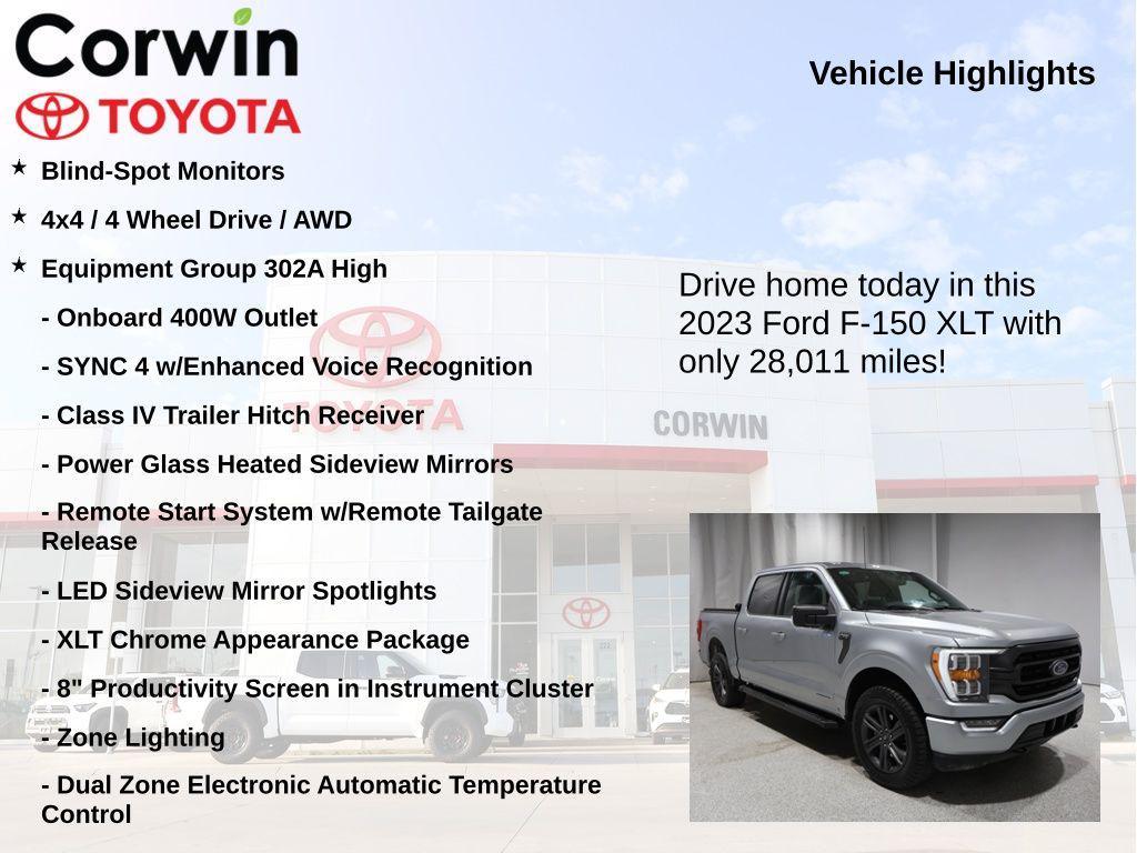 used 2023 Ford F-150 car, priced at $39,999