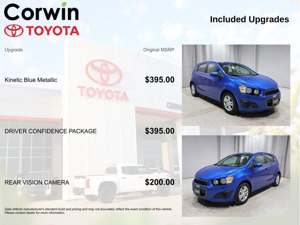 used 2016 Chevrolet Sonic car, priced at $10,410