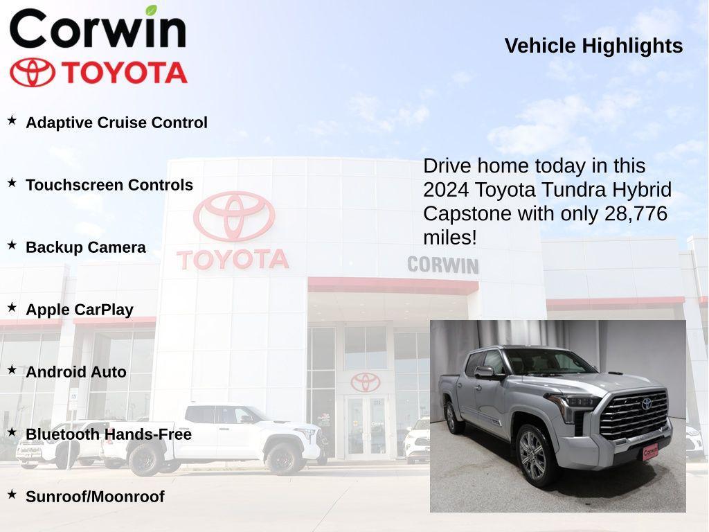 used 2024 Toyota Tundra Hybrid car, priced at $57,923
