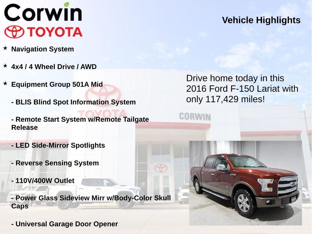 used 2016 Ford F-150 car, priced at $22,682