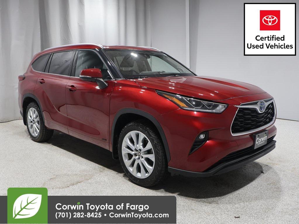 used 2023 Toyota Highlander Hybrid car, priced at $45,785
