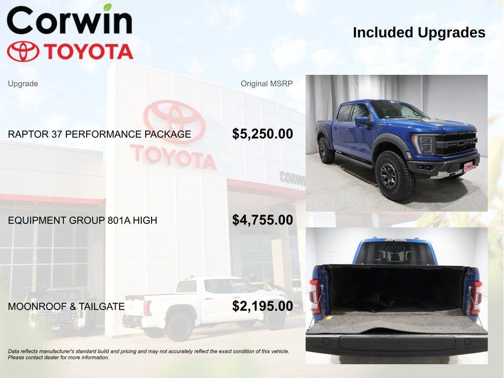 used 2022 Ford F-150 car, priced at $52,800