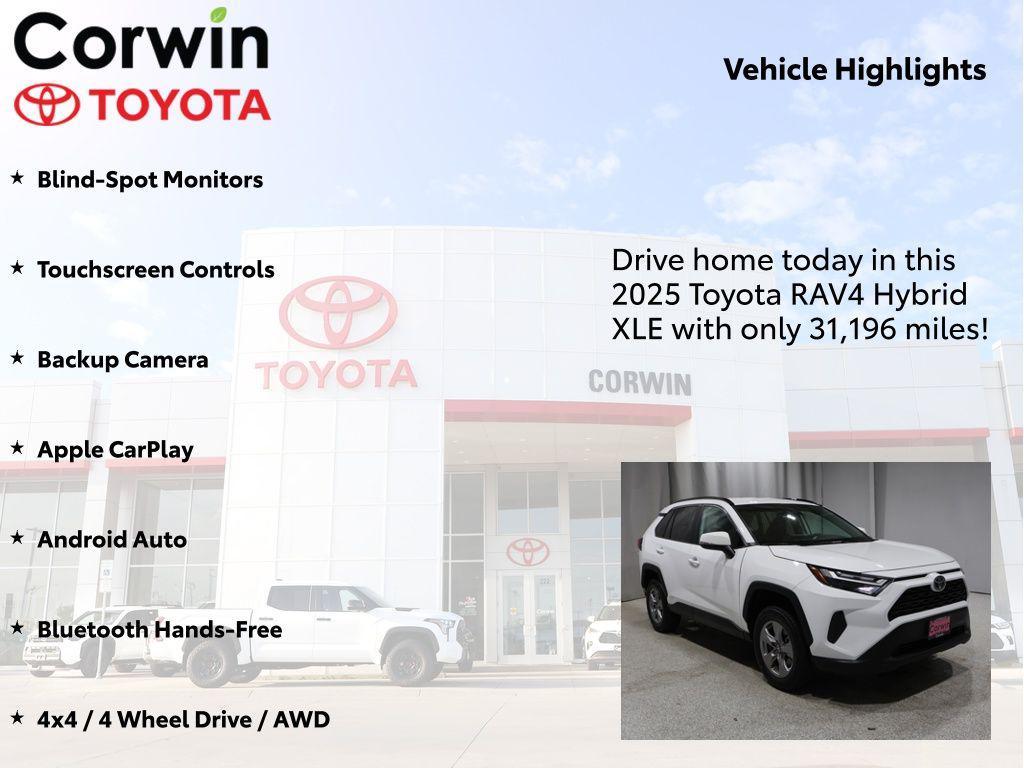 used 2025 Toyota RAV4 Hybrid car, priced at $32,645