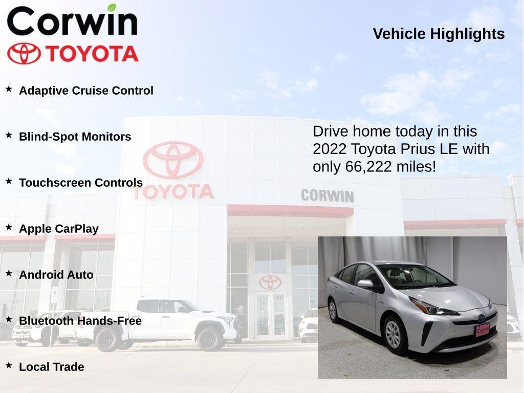 used 2022 Toyota Prius car, priced at $20,258
