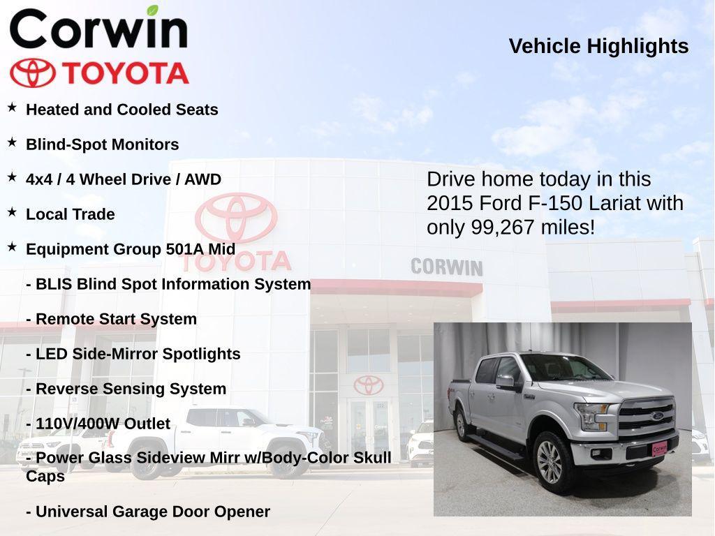 used 2015 Ford F-150 car, priced at $21,450