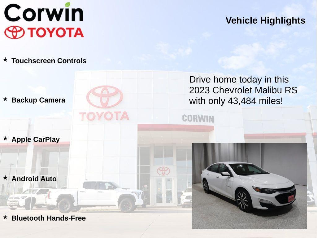 used 2023 Chevrolet Malibu car, priced at $19,000