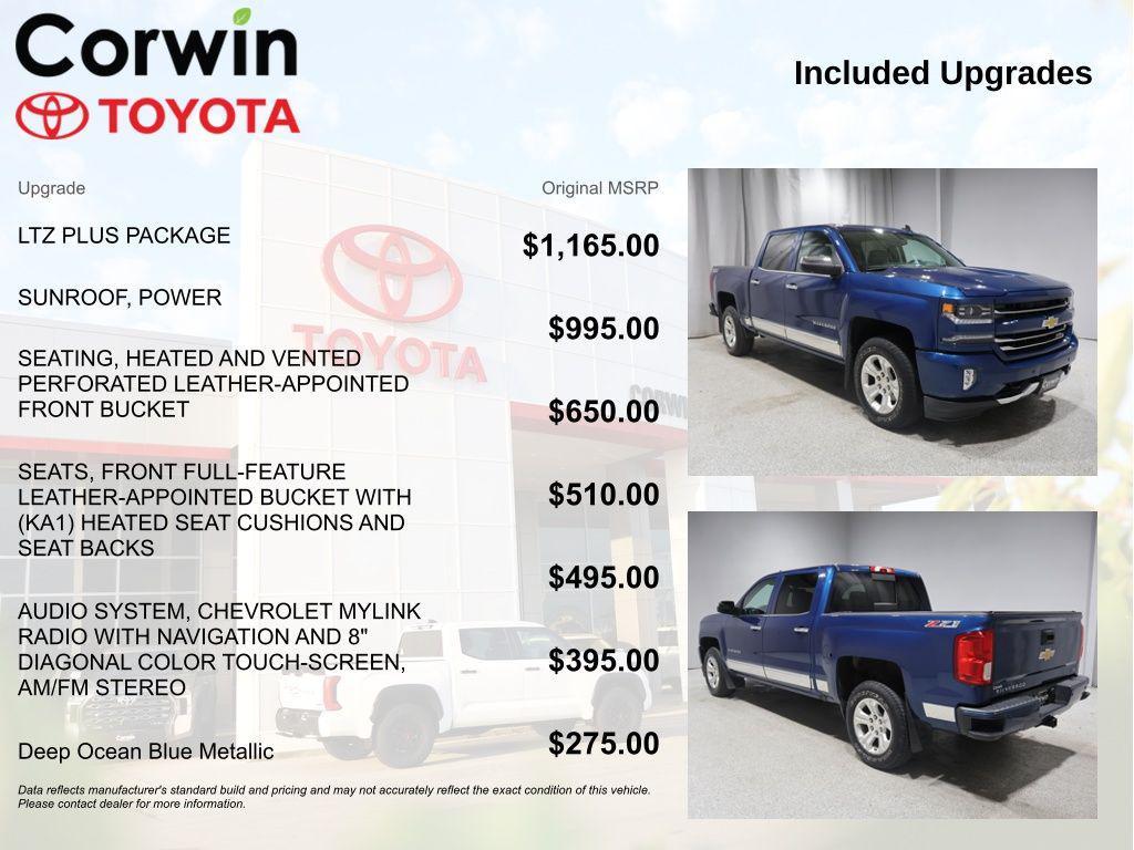 used 2016 Chevrolet Silverado 1500 car, priced at $32,879