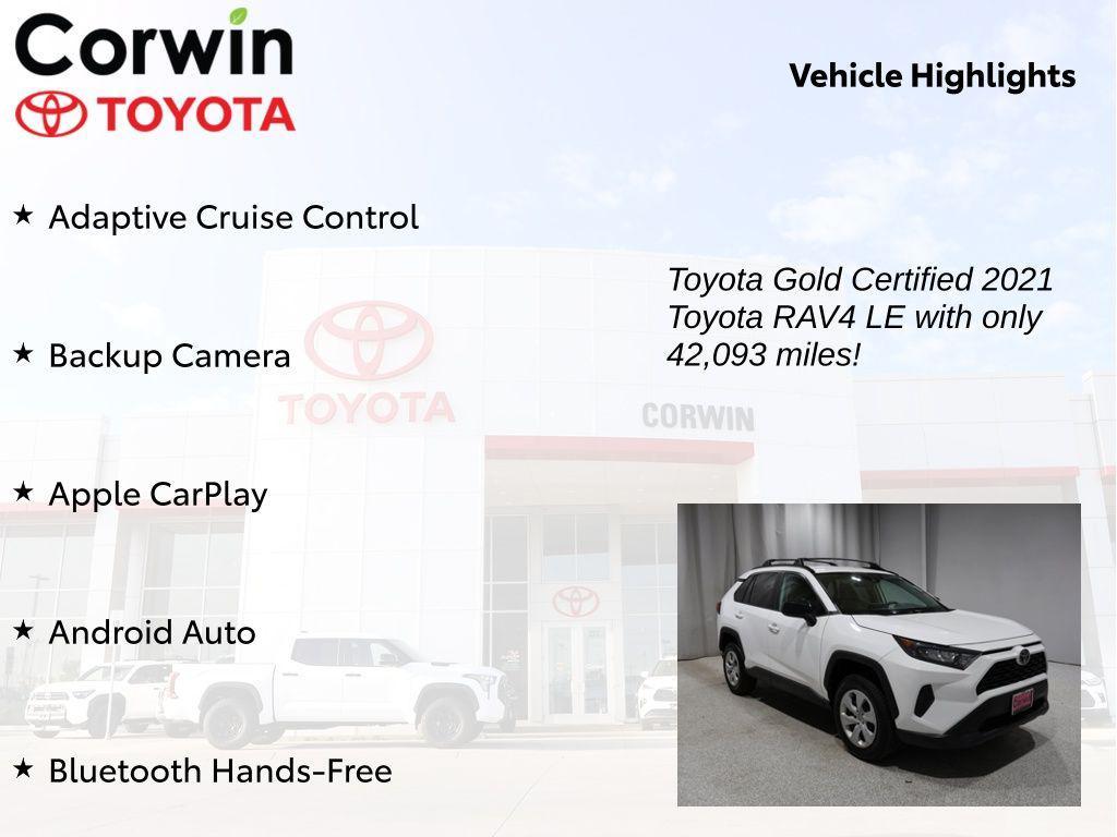 used 2021 Toyota RAV4 car, priced at $23,950