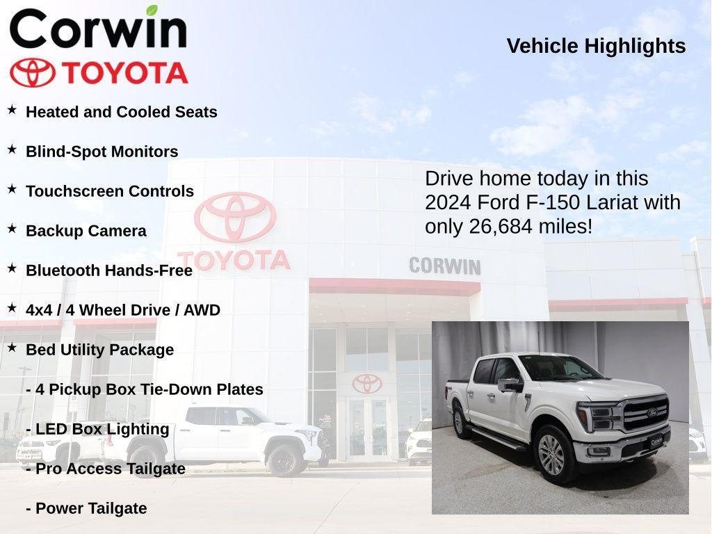used 2024 Ford F-150 car, priced at $50,836