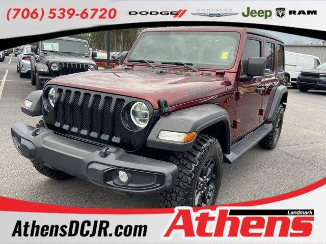 used 2022 Jeep Wrangler Unlimited car, priced at $33,500