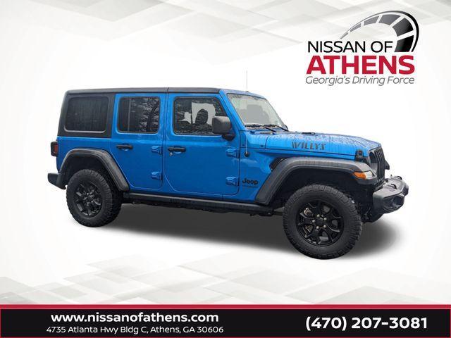 used 2021 Jeep Wrangler Unlimited car, priced at $28,810