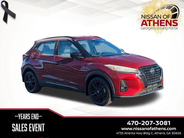 used 2021 Nissan Kicks car, priced at $18,597