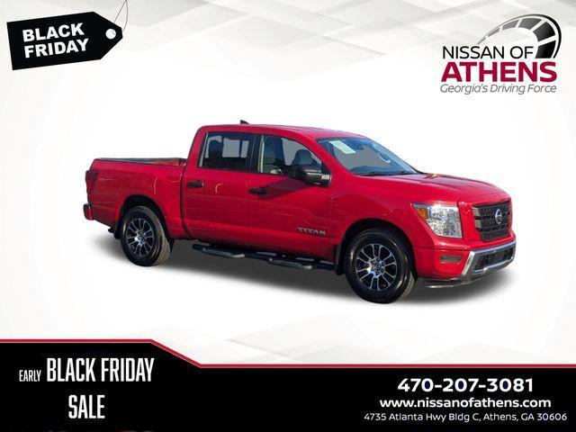 used 2022 Nissan Titan car, priced at $25,550