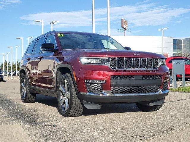 used 2021 Jeep Grand Cherokee L car, priced at $34,200
