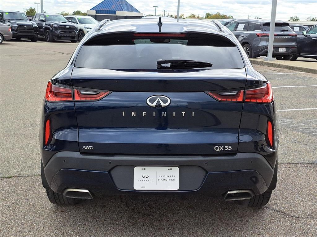 used 2022 INFINITI QX55 car, priced at $26,800