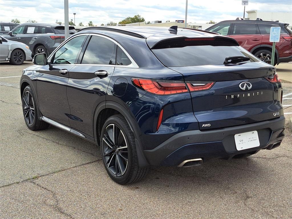 used 2022 INFINITI QX55 car, priced at $26,800