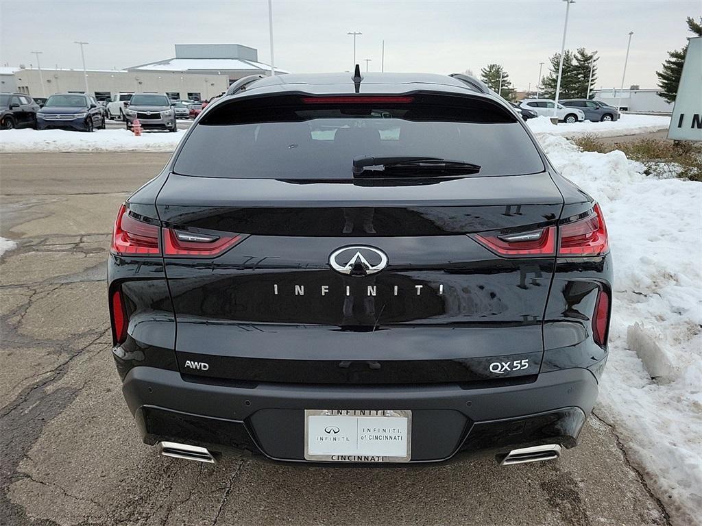 new 2025 INFINITI QX55 car, priced at $58,406