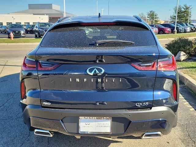 new 2025 INFINITI QX55 car, priced at $49,742