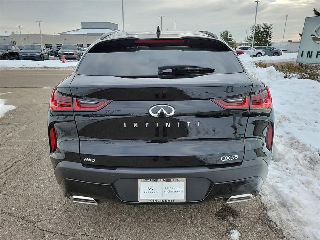 new 2025 INFINITI QX55 car, priced at $55,221