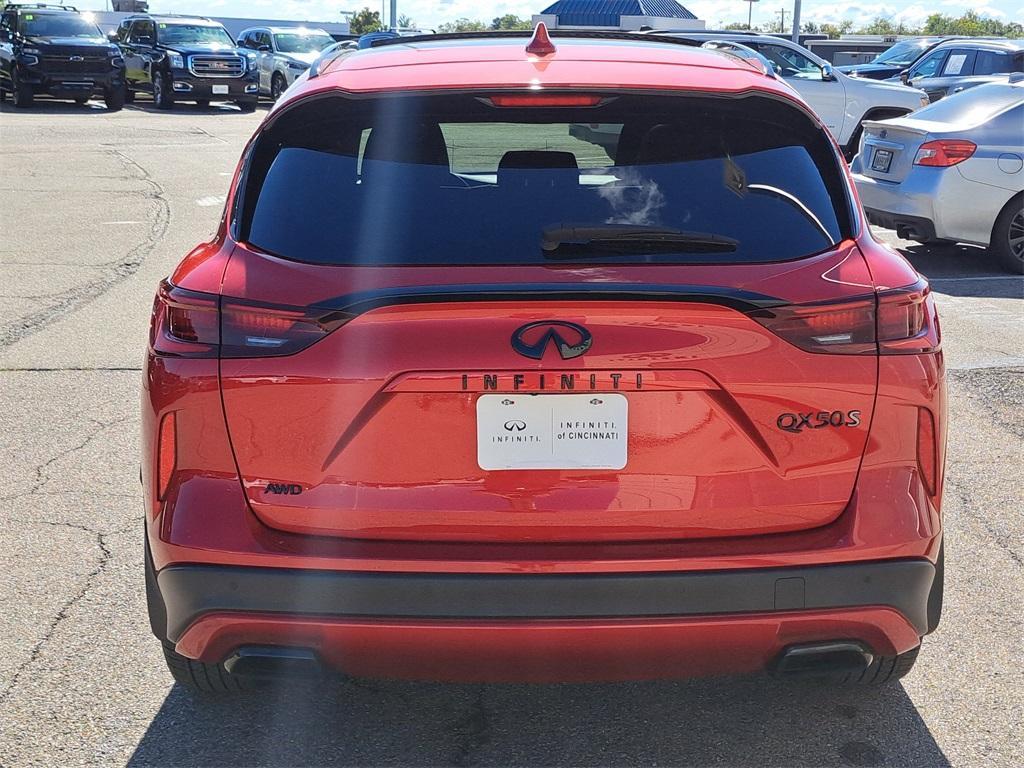 used 2024 INFINITI QX50 car, priced at $36,950