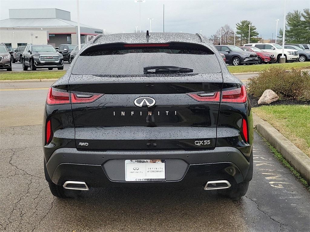 new 2025 INFINITI QX55 car, priced at $54,533