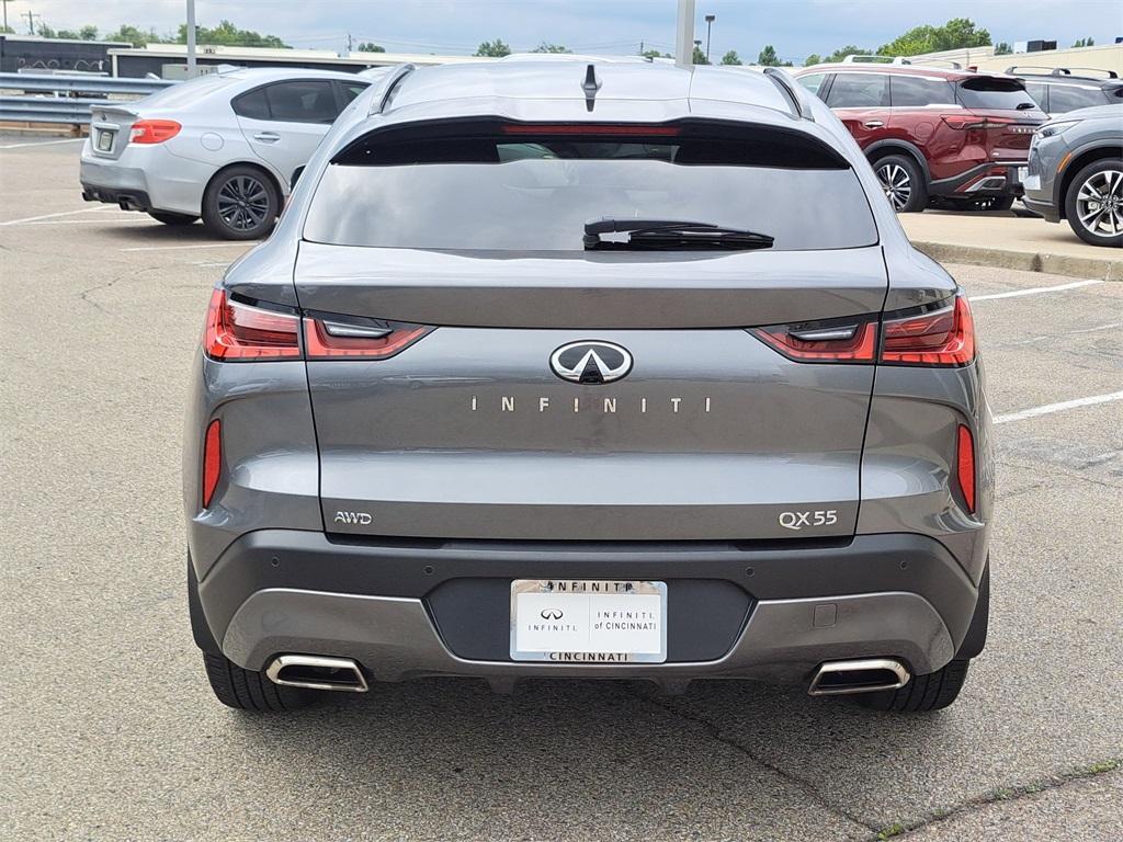 used 2025 INFINITI QX55 car, priced at $39,592