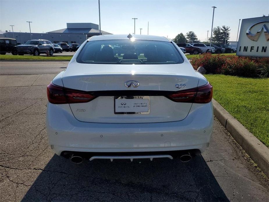 new 2024 INFINITI Q50 car, priced at $51,504