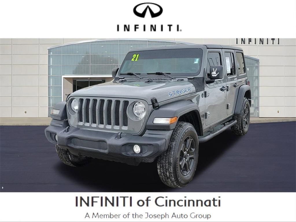 used 2021 Jeep Wrangler Unlimited car, priced at $28,892