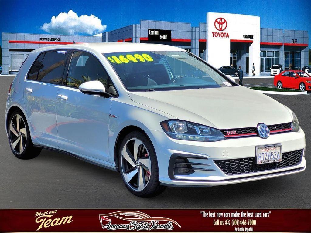 used 2020 Volkswagen Golf GTI car, priced at $16,490