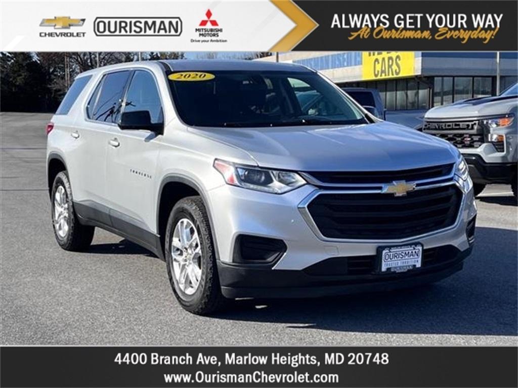 used 2020 Chevrolet Traverse car, priced at $19,995