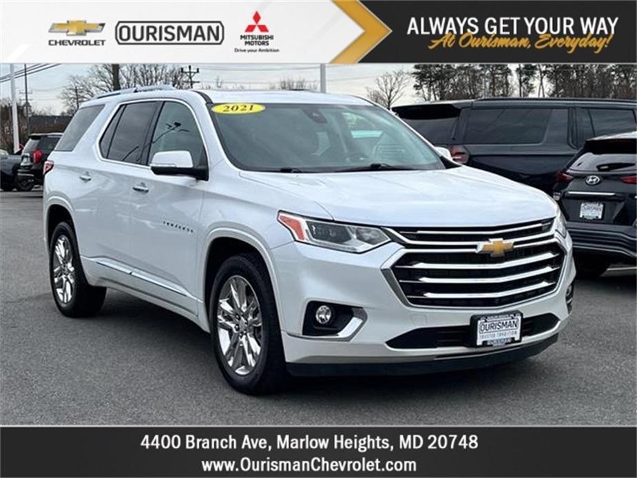 used 2021 Chevrolet Traverse car, priced at $33,500