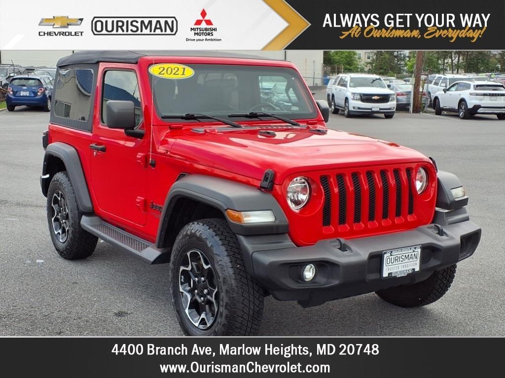 used 2021 Jeep Wrangler car, priced at $28,900