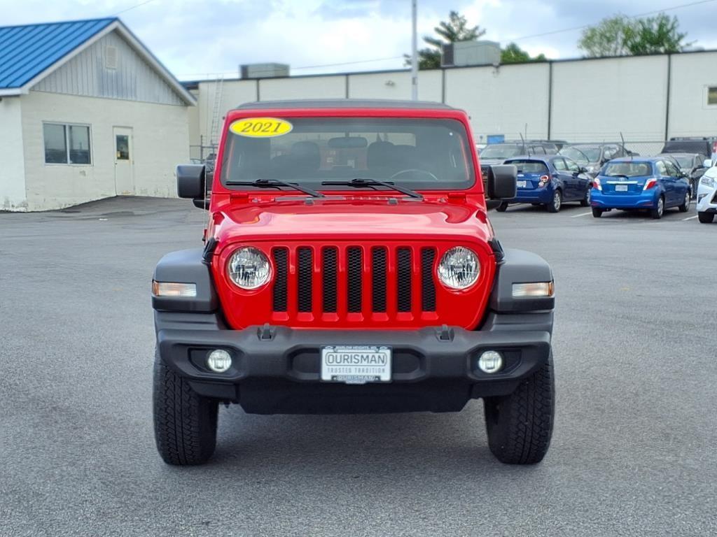 used 2021 Jeep Wrangler car, priced at $28,000