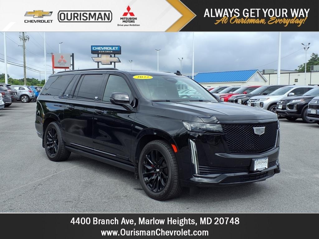 used 2022 Cadillac Escalade ESV car, priced at $69,300