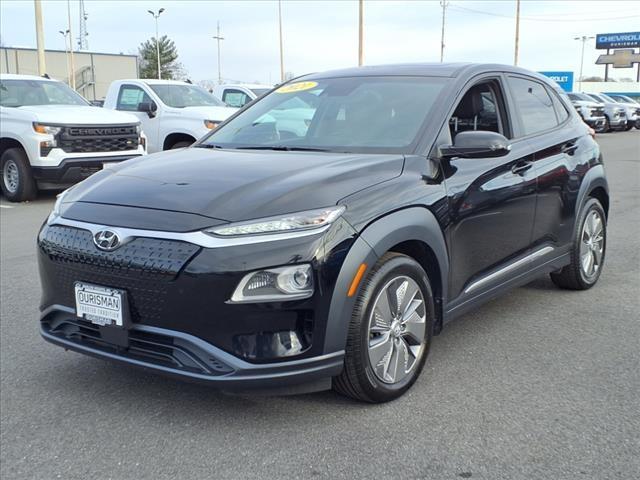 used 2021 Hyundai Kona EV car, priced at $18,000