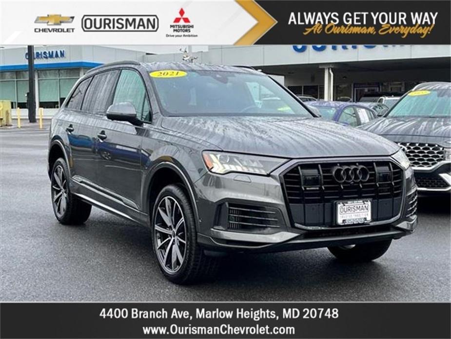 used 2021 Audi Q7 car, priced at $35,500