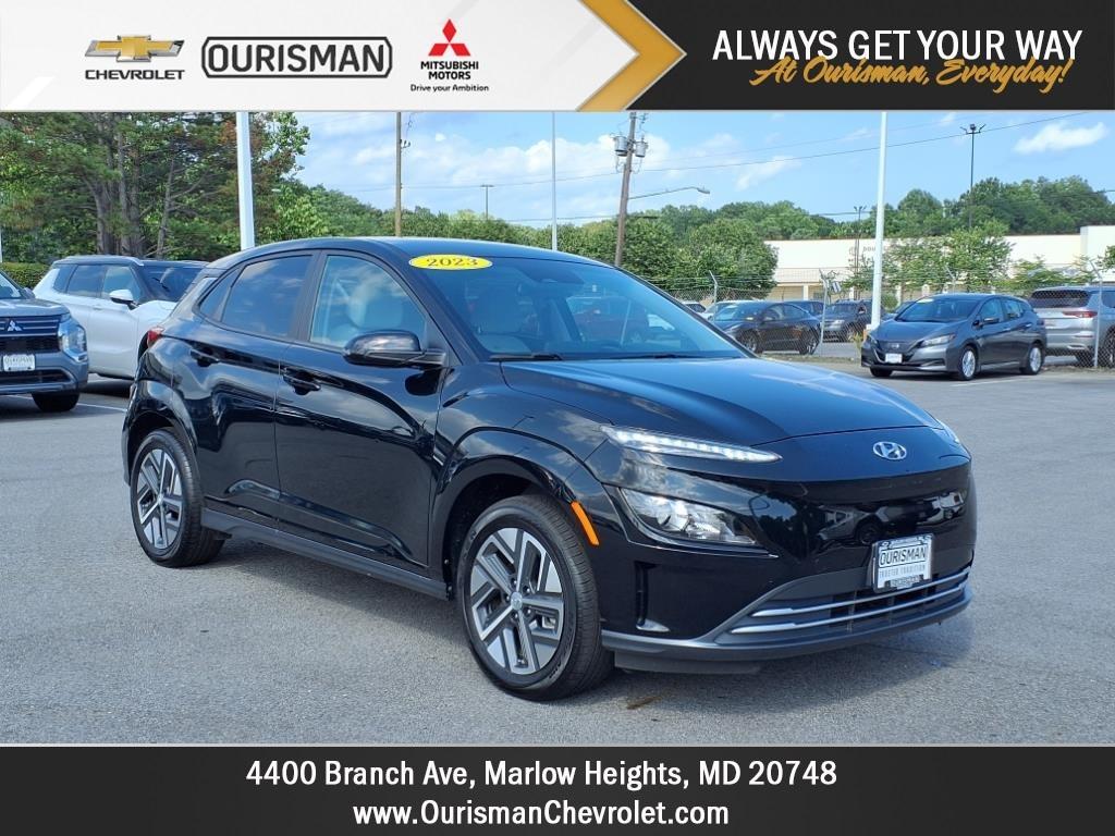 used 2023 Hyundai Kona EV car, priced at $21,300