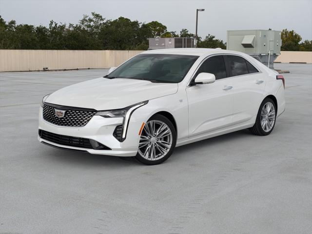 new 2025 Cadillac CT4 car, priced at $43,925