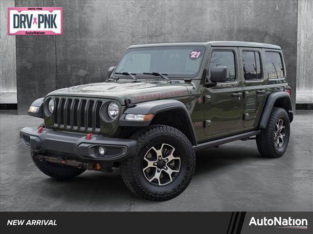 used 2021 Jeep Wrangler Unlimited car, priced at $33,390