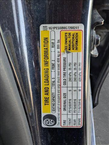 used 2016 Chevrolet Cruze Limited car, priced at $8,949