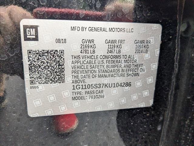 used 2019 Chevrolet Impala car, priced at $19,546