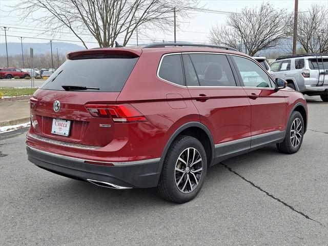 used 2021 Volkswagen Tiguan car, priced at $19,500