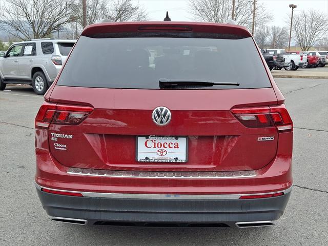 used 2021 Volkswagen Tiguan car, priced at $19,500