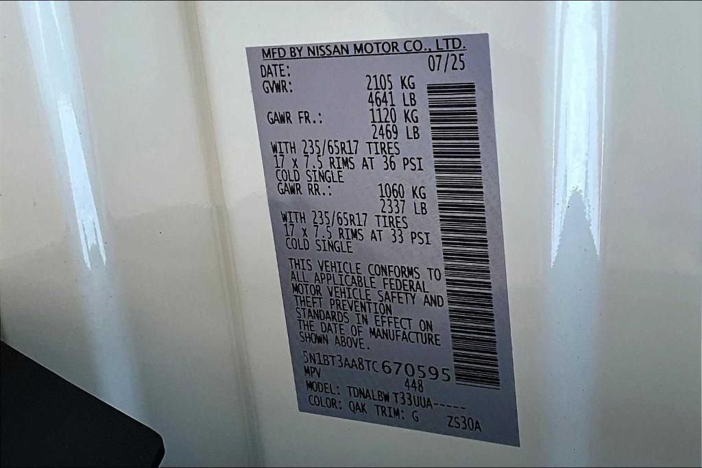 new 2026 Nissan Rogue car, priced at $28,405