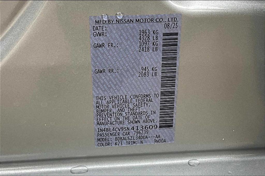 new 2025 Nissan Altima car, priced at $28,185