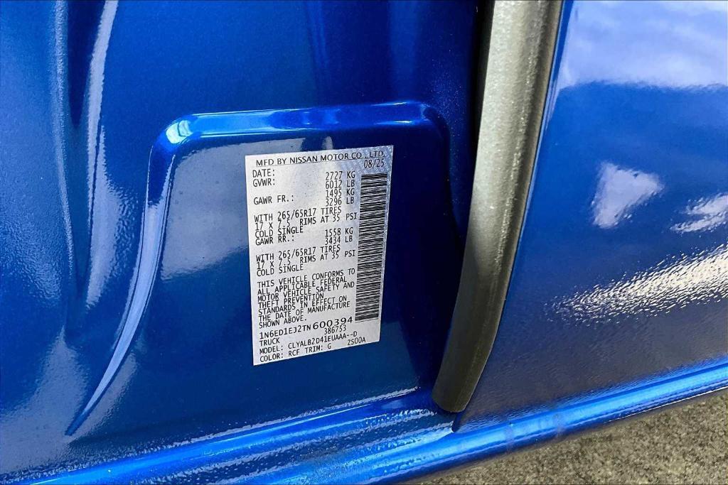 new 2026 Nissan Frontier car, priced at $38,785