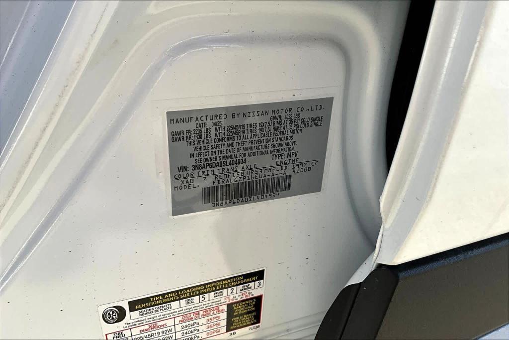 new 2025 Nissan Kicks car, priced at $25,828