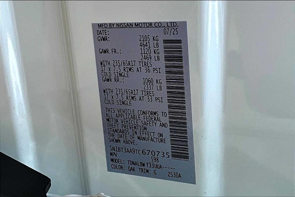 new 2026 Nissan Rogue car, priced at $28,405